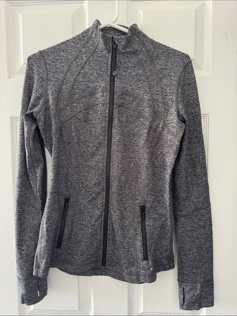 Lululemon Heathered Gray Full-Zip Define Jacket
